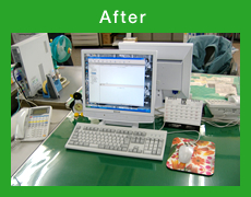 デスク廻りAfter